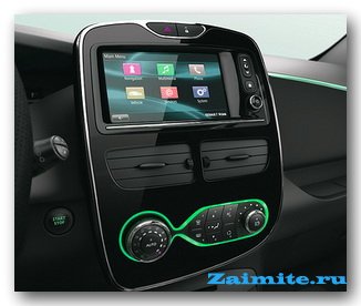 Электромобиль Renault ZOE - новая навигация и развлкательно-информационный блок