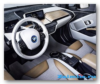 Интерьер новинки электромобиля BMW i3 